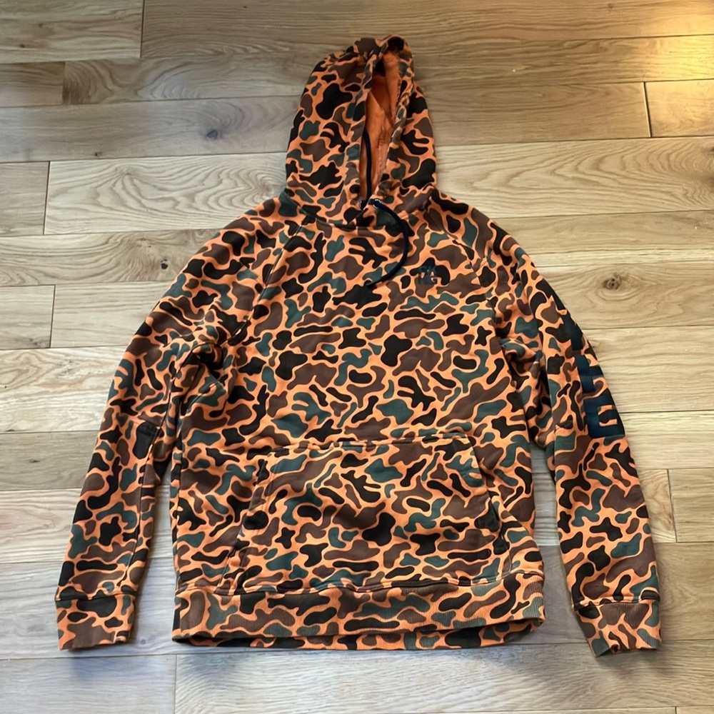 Alaskan Hardgear by Duluth Trading Camouflage Orange Hoodie sz Medium